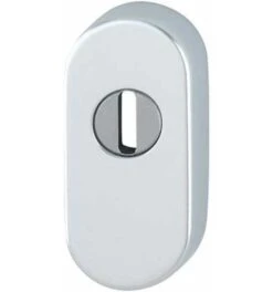 Hoppe PT-SI-Schlüsselrosette, Auß., PZ, RH14, ER, E55S-SR-ZA, Mit ZA, Oval, Verd. Verschr. , F69