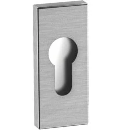 HEWI Schutzrosettenpaar 318XAES VA XA Eck.o.ZA S.12mm