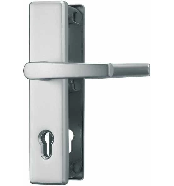 ABUS Schutzbeschlag HLS214 F1 Beidseitig Drücker 1 ABUS Schutzbeschlag HLS214 F1 Beidseitig Drücker