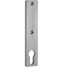 AMF Zylinderkurzschild 427Z VA Ma O.Drückerloch PZ 72mm