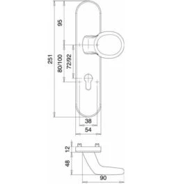 EDI Schutzgarnitur METIS 8721/0272 Alu.F1 72mm 35-45mm -Burgs Tienda edi 1535747 czm 1