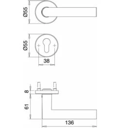 EDI Schutzgarnitur METIS 8741/0272 VA EST 72mm 35-45mm -Burgs Tienda edi 1535750 czm