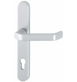 Hoppe PT-Drücker-Halbgarnitur, PZ, E92, VK8, ALU, 1313G/3357SN, Liverpool, Rd, Mit Langsch., F1-2