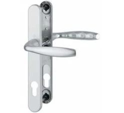 Hoppe PT-Drückergarnitur, PZ, E92, VK8, 67-72, RH8, ALU1810/3346, New York, Rd, Mit Langsch., F9016