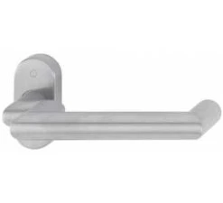 Hoppe PT-Drücker-Halbgarnitur, Mit Ros., VK8, ER, E1401GF2/55, Oh. Schlüsselros., F69