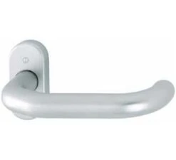 Hoppe PT-Drücker-Halbgarnitur, Mit Ros., E138GF/55, Oh. Schlüsselros. F69