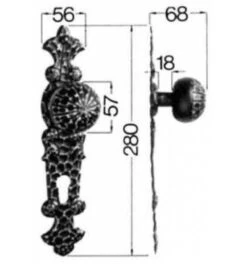 HS ROWE Knopflangsch Nr. 316/208H PZ Ei