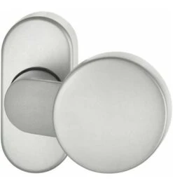 FSB PT-Knopf, Randhöhe 14 Mm, DL-R, Aluminium Mod. 809, Eloxiert F1, Fest Auf Rosette