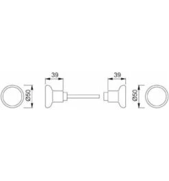 Hoppe Knopf- + Knopfrosette54 LO F1 8 18 Mm -Burgs Tienda knopf knopf griffschild tuerwechselgarnitur einzelteile 116912 czm