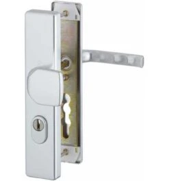 Hoppe HT-SI-Drückergarnitur, PZ, E92, VK10, 67-72, RH15, ALU, 113/2222ZA/2210, London, ZA, Eckig, F4