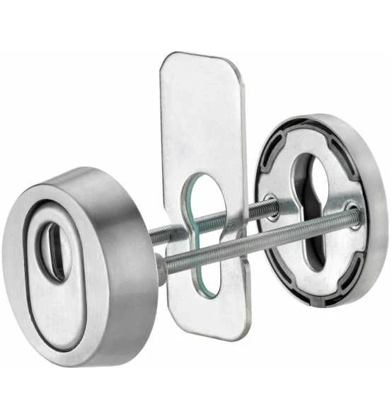 Dieckmann Haustür-Schutz-Schlüsselrosette 7456,PZ,RH15,silberfarbig 1 Dieckmann Haustür-Schutz-Schlüsselrosette 7456,PZ,RH15,silberfarbig