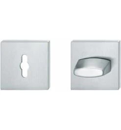 FSB Schlüsselrosette-Paar 12 1704 VA 6204 Schildst.7,2mm R-WC Quad.