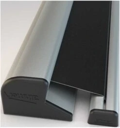 Athmer Fingersch.Rollo NR-30 L.1925mm BG Silberf.Rollo Schwarz