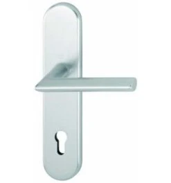 Hoppe ZT-Drückergarnitur, PZ, E72VK8 Stockholm Mit Langsch., Rückholf., ALU, F1