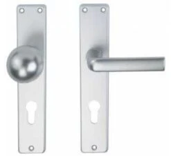 Korridor-Wechselgarnitur Nr. 100W PZ F1 72 Mm Kugelknopf