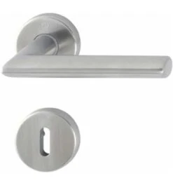 Hoppe ZT-Wechselgarnitur, PZ, VK8, Stockholm, Mit Ros., Stützn., Rückholf., EDSTA, F69