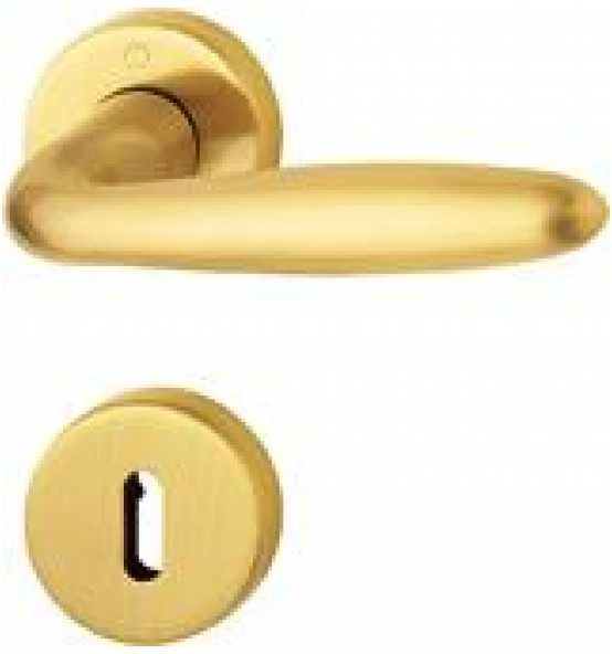 Hoppe ZT-Drückergarnitur, WC, VK8 Verona Mit Ros., Stützn., Rückholf., Mess., F49-R 1 Hoppe ZT-Drückergarnitur, WC, VK8 Verona Mit Ros., Stützn., Rückholf., Mess., F49-R