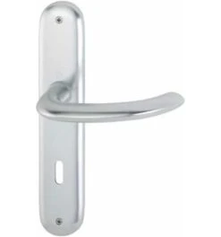 Hoppe ZT-Drückergarnitur, WC, E78VK8 Marseille Mit Langsch., Rückholf., ALU, F1