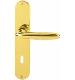 Hoppe ZT-Drückergarnitur, WC, E78, VK8, Verona, Mit Langsch., Mess., F71