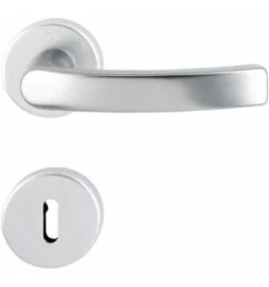 Hoppe ZT-Drückergarnitur, WC, VK8 Luxembourg Mit Ros., Stützn., Rückholf., ALU, F9