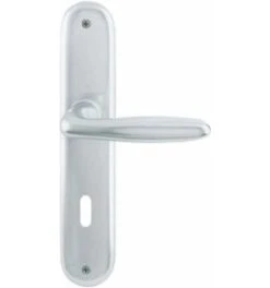 Hoppe ZT-Drückergarnitur, WC, E78VK8 Verona Mit Langsch., Rückholf., ALU, F2