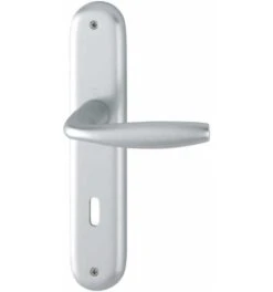 Hoppe ZT-Drückergarnitur, PZ, E72VK8 New York Mit Langsch., Rückholf., ALU, F1