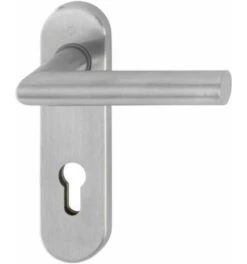 Hoppe ZT-Wechselgarnitur, PZ, E72, VK8, Amsterdam, Mit Kurzsch., Stützn., EDSTA, F69