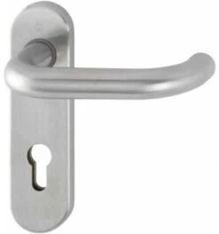 Hoppe ZT-Drückergarnitur, PZ, E72, VK8, Paris, Mit Kurzsch., Stützn., EDSTA, F69