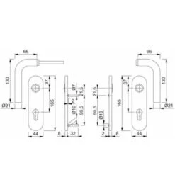 Hoppe ZT-Wechselgarnitur, PZ, E72, VK8, Bonn, Mit Kurzsch., Stützn., EDSTA, F69 6 Hoppe ZT-Wechselgarnitur, PZ, E72, VK8, Bonn, Mit Kurzsch., Stützn., EDSTA, F69 -Burgs Tienda tuerdruecker tuergriff tuerwechselgarnitur einzelteile 117094 czm