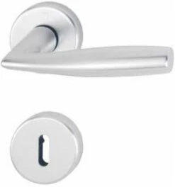 Hoppe ZT-Drückergarnitur, WC, VK8 Vitória Mit Ros., Stützn., Rückholf., ALU, F1