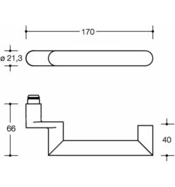 HEWI Profiltürgarnitur PA 90 Ma BB-Buntbart TS 38,1-48,0mm -Burgs Tienda tuerdruecker tuergriffgarnitur anti panikbeschlag einzelteile 1537535 czm