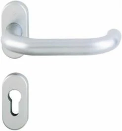 Hoppe FS-Garnitur Paris FS-138GF/55/55S Alu.F1-2 D/D TS 55-75mm PZ Ov.DIN L/R