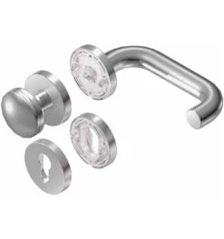 BKS Rosetten-Feuerschutzgarnitur Rondo Ros.VA D/K TS 42-52mm PZ