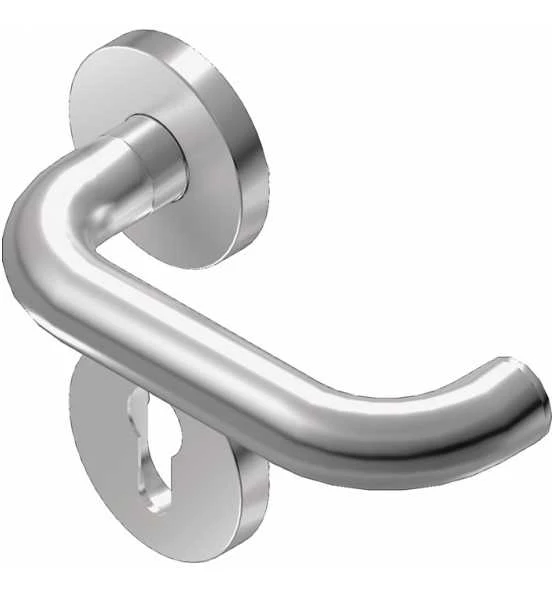 BKS Feuerschutz-Halbgarnitur Rondo Ros.VA D/- PZ DIN L/R 1 BKS Feuerschutz-Halbgarnitur Rondo Ros.VA D/- PZ DIN L/R