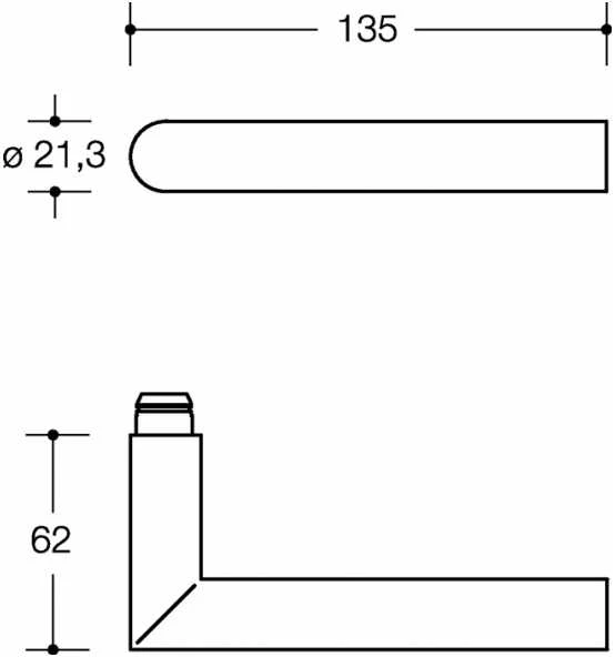 HEWI FS-Garnitur 162XAH13.237 VA XA TS 38,1-48,0mm PZ Rd.DIN L/R 2 HEWI FS-Garnitur 162XAH13.237 VA XA TS 38,1-48,0mm PZ Rd.DIN L/R – Bild 2
