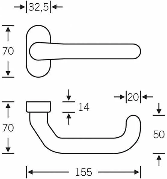 FSB FH-Drücker-Halbgarnitur, AP, Gekr., OL, VK9, DL-R, ER, Mod. 1146, Ma. Edelstahl 4 FSB FH-Drücker-Halbgarnitur, AP, Gekr., OL, VK9, DL-R, ER, Mod. 1146, Ma. Edelstahl – Bild 4