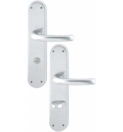 Hoppe Renovationsgarnitur Tôkyô 1710/3334 Alu.F1 SK/OL 4-KT.8mm Entf.78mm