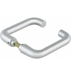 Dormakaba Glastürdrückerpaar Rundform LM Dark Niro F.Drückerf.VK 8mm