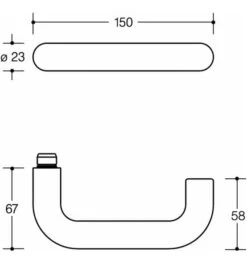 HEWI Türdrückerpaar 111.23PBR Ku.99 O.Rosetten VK 8mm 5 HEWI Türdrückerpaar 111.23PBR Ku.99 O.Rosetten VK 8mm -Burgs Tienda tuergriff tuerdrueckerpaar tuer einzelteile 1534820 czm