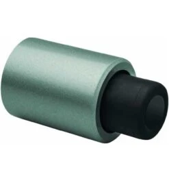 DENI Wandtürpuffer,Länge 110 Mm, Gefür Ø60,LM Silber Lack.