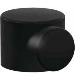 HEWI Bodentürpuffer 615B 90 D.52mm H.42,5mm Ku.90 Tiefschwarz Ma Dübelmontage