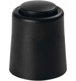 Prestien & Knüppel Türpuffer D.29mm H.35mm Schwarz Dübelmontage