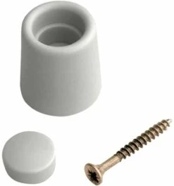 Prestien & Knüppel Türpuffer D.29mm H.35mm Grau Dübelmontage