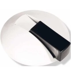 HEWI Bodentürpuffer 625 99 D.85mm H.22,5mm Ku.99 Reinweiß Dübelmontage