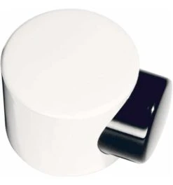 HEWI Bodentürpuffer 615 90 D.52mm H.42,5mm 90 Tiefschwarz Dübelmontage