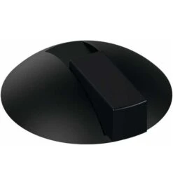 HEWI Bodentürpuffer 625B 90 D.85mm H.22,5mm Ku.90 Tiefschwarz Ma Dübelmontage