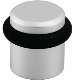 Hermeta Bodentürpuffer 4735 D.39mm H.36mm Alu.silberf.ma Elox.Dübelmontage