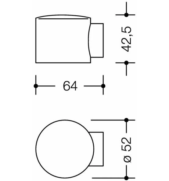 HEWI Bodentürpuffer 615 90 D.52mm H.42,5mm 90 Tiefschwarz Dübelmontage 2 HEWI Bodentürpuffer 615 90 D.52mm H.42,5mm 90 Tiefschwarz Dübelmontage – Bild 2