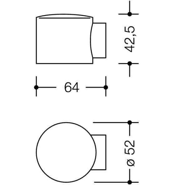 HEWI Bodentürpuffer 615B 99 D.52mm H.42,5mm Ku.99 Reinweiß Ma Dübelmontage 2 HEWI Bodentürpuffer 615B 99 D.52mm H.42,5mm Ku.99 Reinweiß Ma Dübelmontage – Bild 2