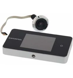 Digitaler Türspion Basic Ku.silber 100Grad 38 Mm/110mm INTERSTEEL
